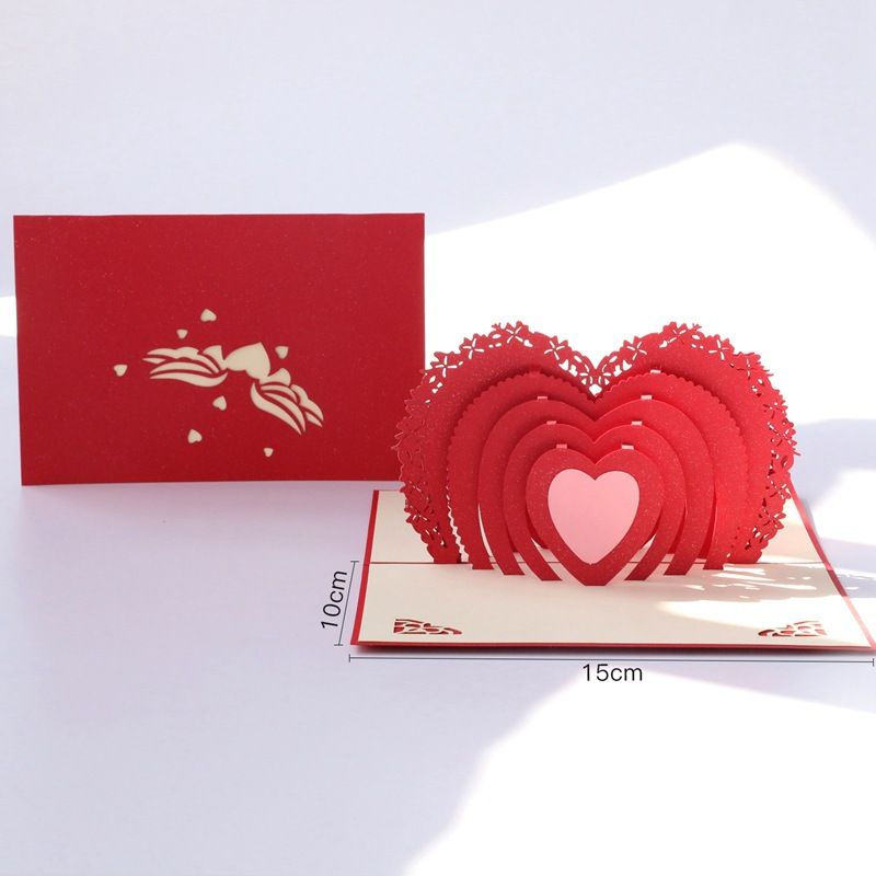Acquista Biglietto Di Auguri Di San Valentino Biglietto Di Auguri Di Cuore 3d Biglietto Di Auguri Cuore Biglietto Di Auguri Romantico Invito A Nozze Fatto A Mano A 1 85 Dal Homemother