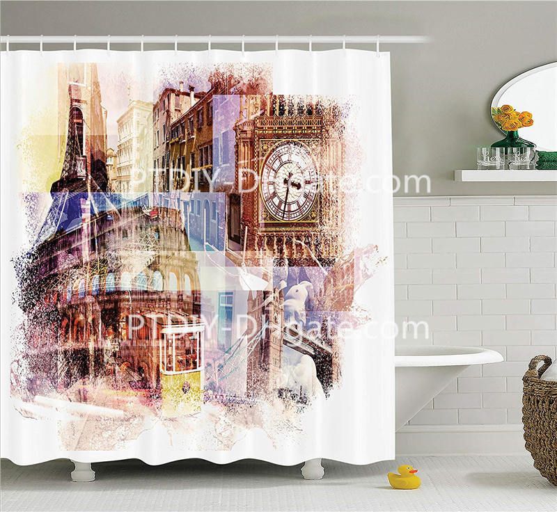 2019 Europe Popular Landmarks Theme Big Ben London Eiffel Tower