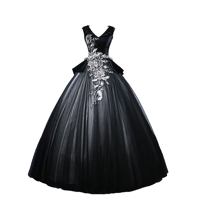 black velvet one piece