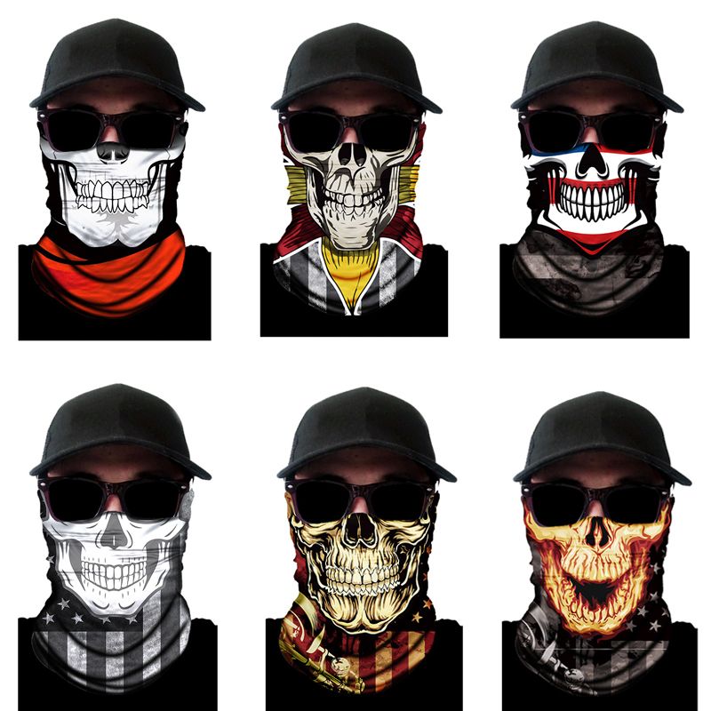 Motorbike, Bicycle, Fishing and Outdoors BANDANA FACE MASK SANTA FACE
