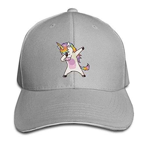 Mesh Baseball Caps Unicorn Rainbow Adjustable Sports Trucker Sun Hats For Outdoor