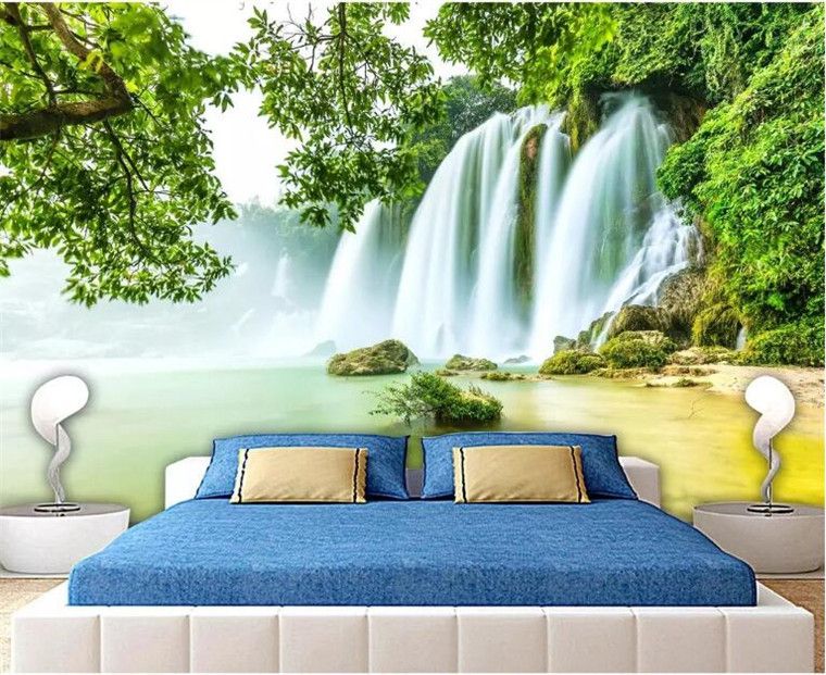 Behang Gereedschap Access 3d Wall Mural Wallpaper Home Decor Green Mountain Waterfall Nature Landscape Acce Tn - 3d Wall Murals Wallpaper Landscape Behang Gereedschap Access 3d Wall Mural Wallpaper Home Decor Green Mountain Waterfall Nature Landscape Acce Tn - 3d Wall Murals Wallpaper Landscape