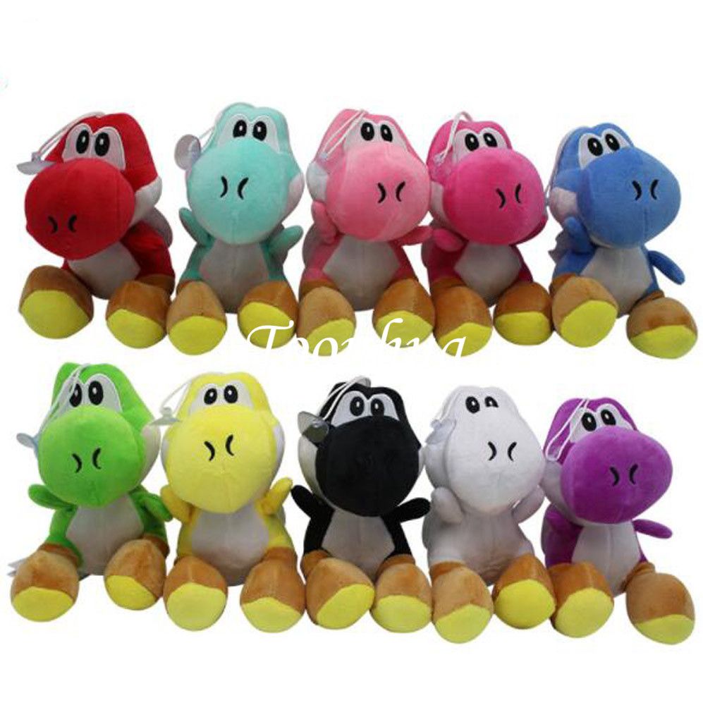 rainbow yoshi plush