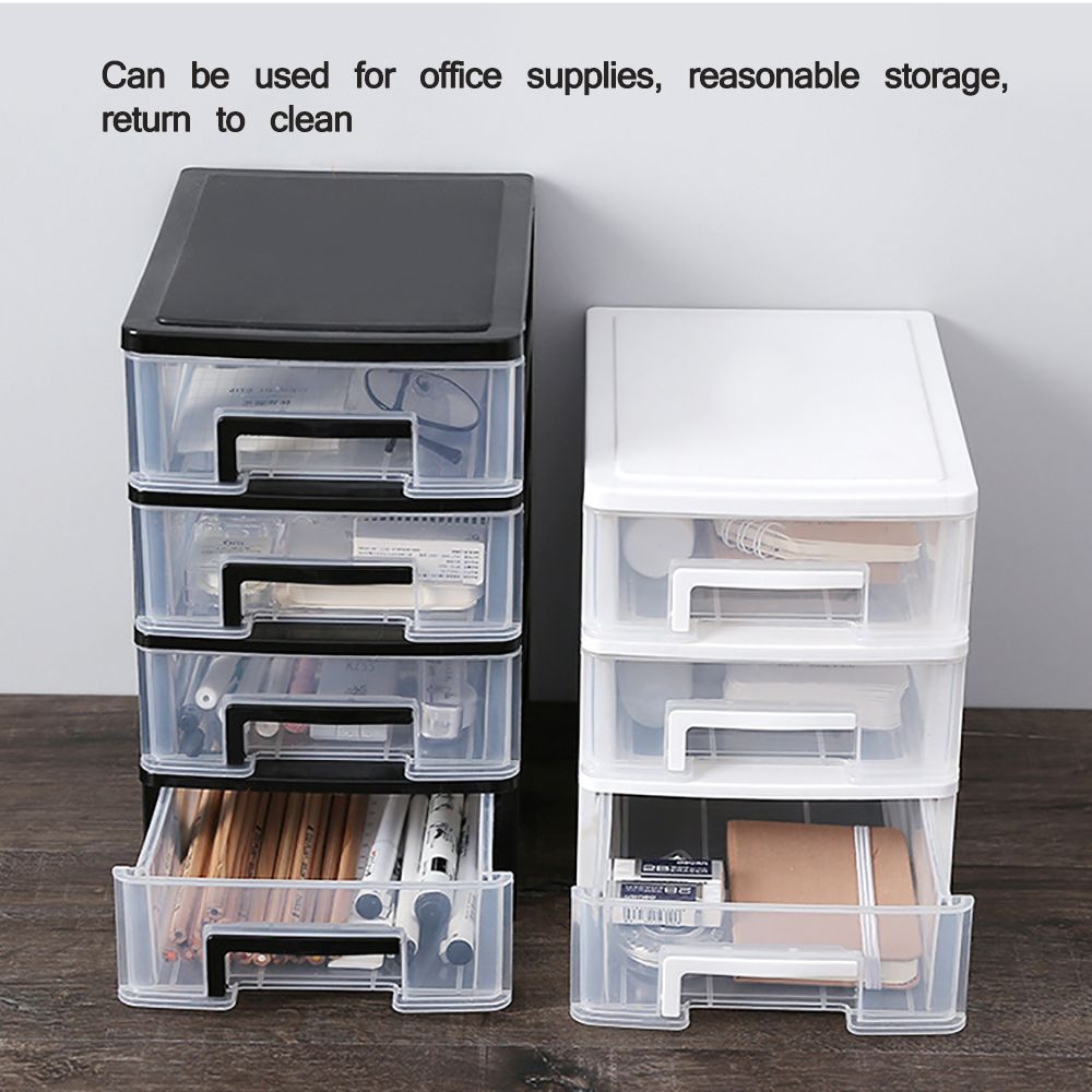 2020 Multilayers Desktop Drawer Transparent Cosmetics Storage Box