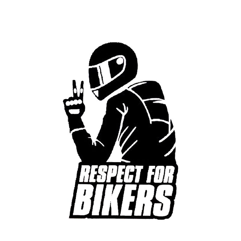 peace sign motorcycle riders