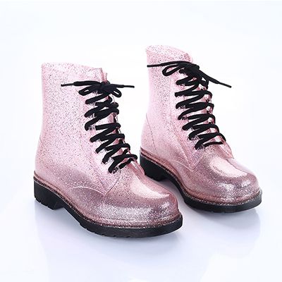 clear jelly boots