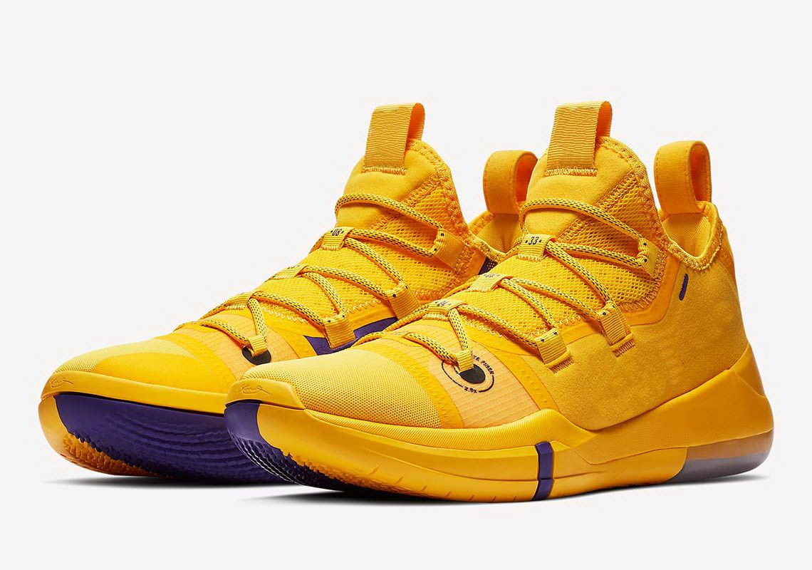 Acquista Nuovo Kobe Annuncio Scarpa Viola Laker Doro Le Vendite Migliore Kobe  Bryant Scarpe Da Basket Negozio Con La Scatola US7 US12 A 46,91 € Dal  Curryshoes1 | DHgate.Com