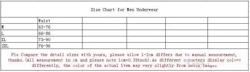 Adidas Boxer Brief Size Chart