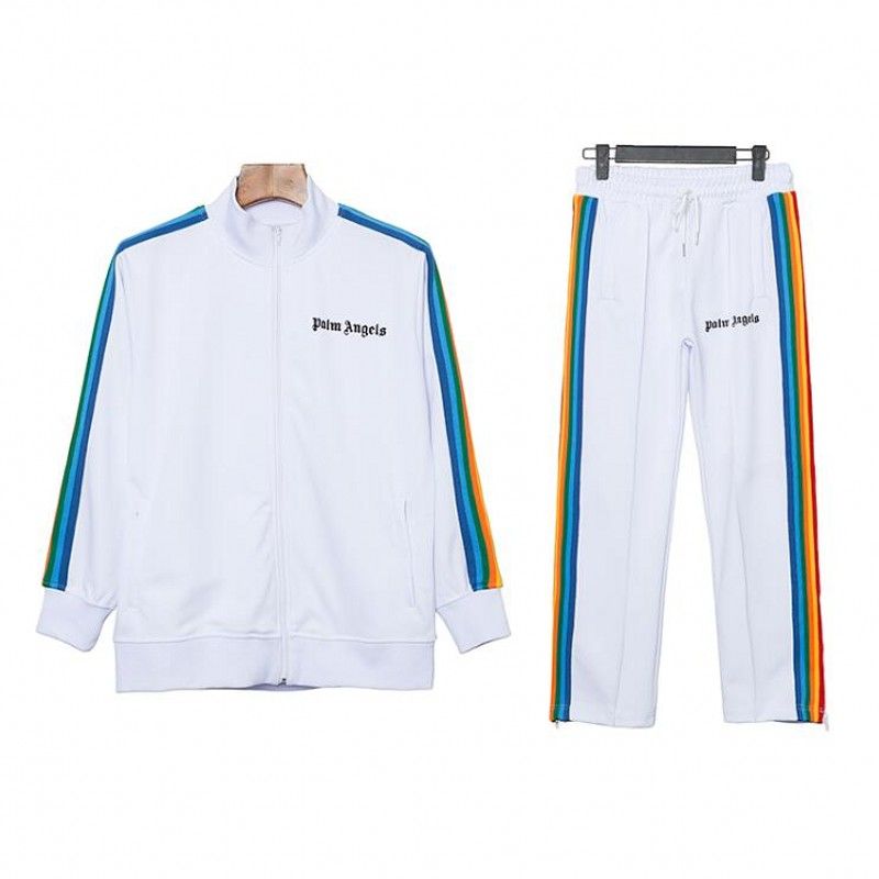 Acquisto \u003epalm angels tuta bianca arcobaleno Grande vendita - OFF 66%