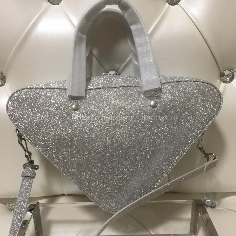 silver designer bag
