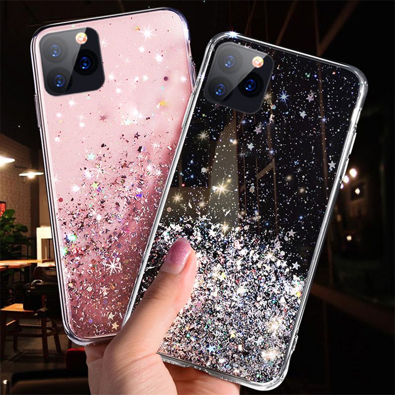 YESPURE Fancy Mirror Fur Ball Cover For Iphone 6/6S Metal Pearl