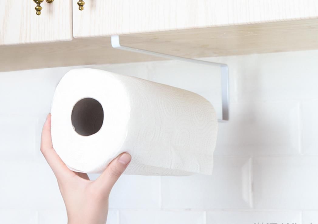 2019 Wall Mounted Kitchen Paper Towel Rack Ironwork Cabinet