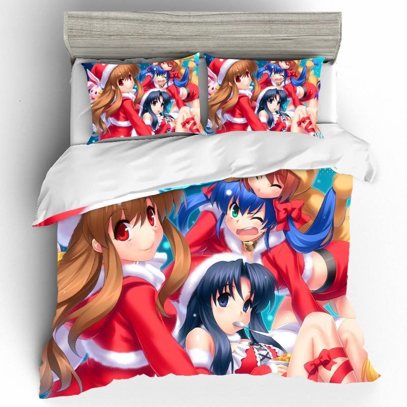 girls christmas bedding