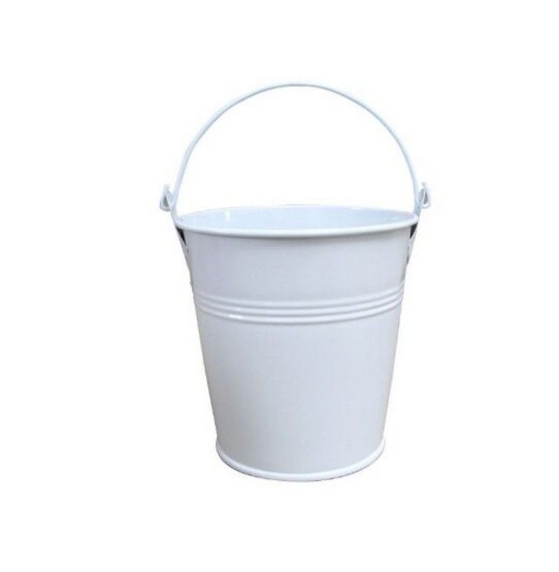Metal Pail With Handle - Decorative Metal Buckets