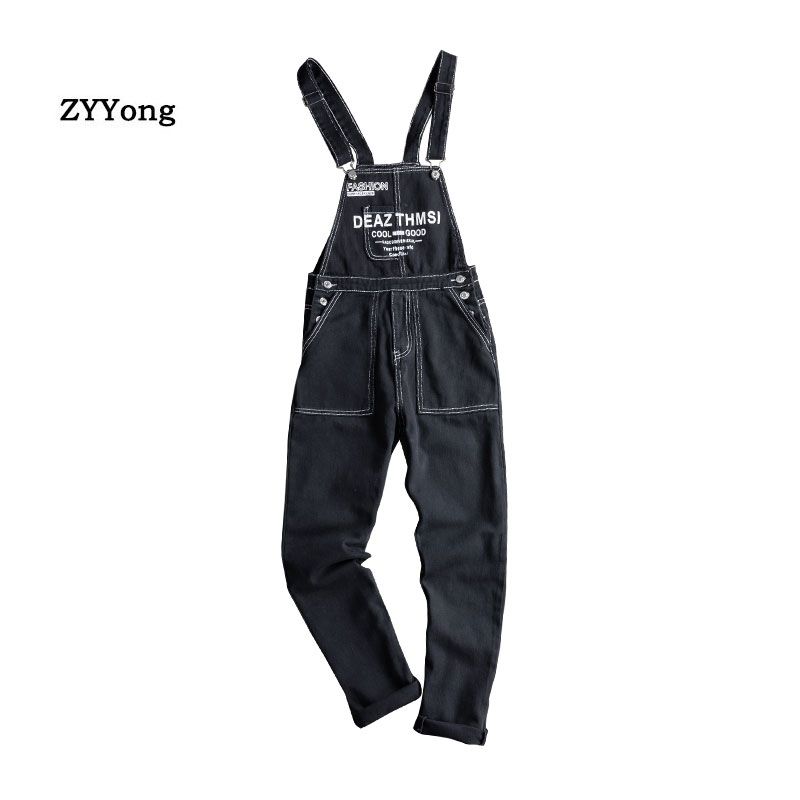 Compra Peto Para El Hombre Los Pantalones Con Tirantes Hombre Jeans Monos  Calle Negro Denim Moda Masculina Barato | Entrega Rápida Y Calidad |  Es.Dhgate