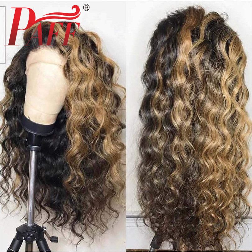 Paff Eau Vague Pleine Dentelle Perruques De Cheveux Humains Highlight Blonde Avec Bebe Cheveux Pre Plumee Piano Couleur Peruvien Affordable Lace Wigs Lace Wig Glue From Alihumanhair 138 29 Dhgate Com
