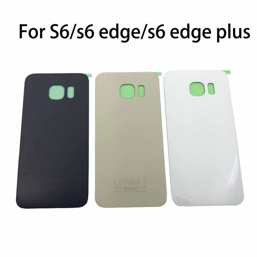 Original Samsung Galaxy s6 Edge Tapa batería Tapa cover pegamento funda trasera verde a