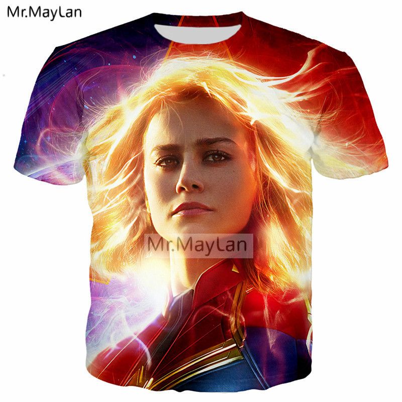 captain marvel t shirt in movie