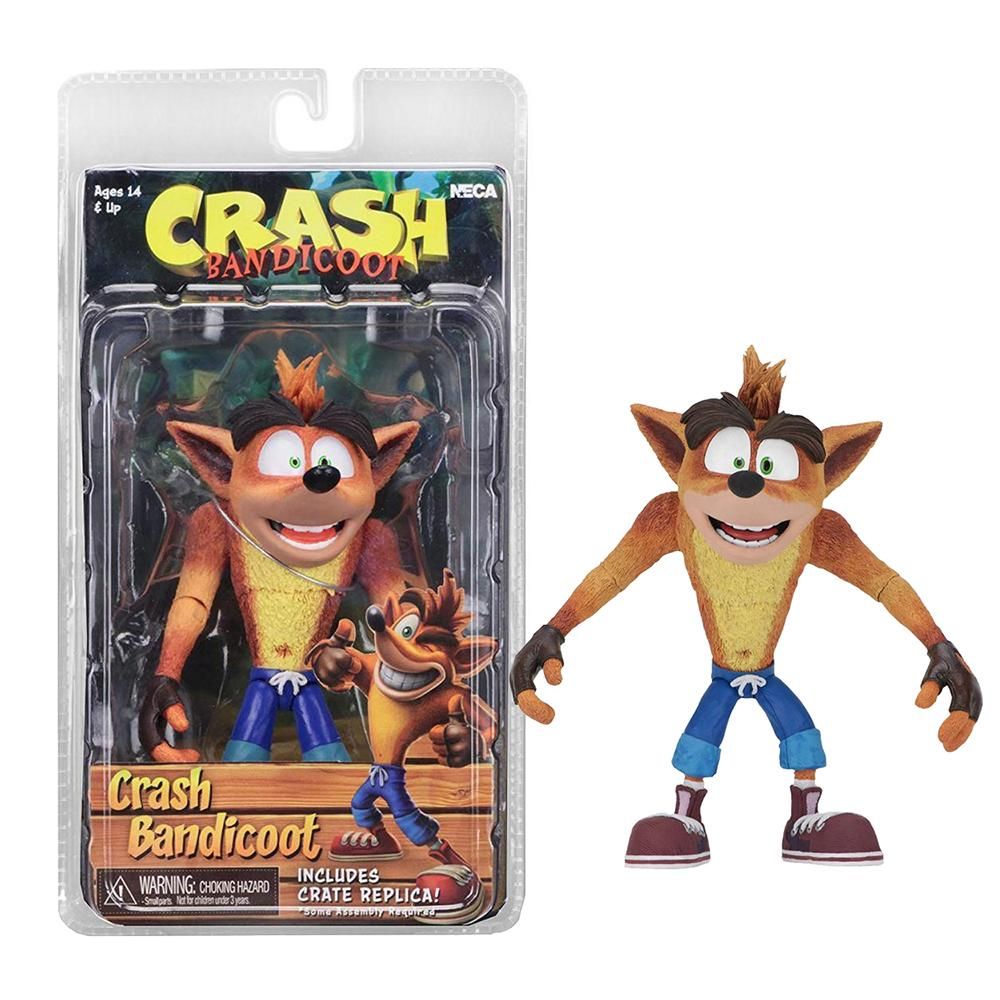 2021 NECA Original Game Crash Bandicoot Sane Trilogy PVC Action Figure