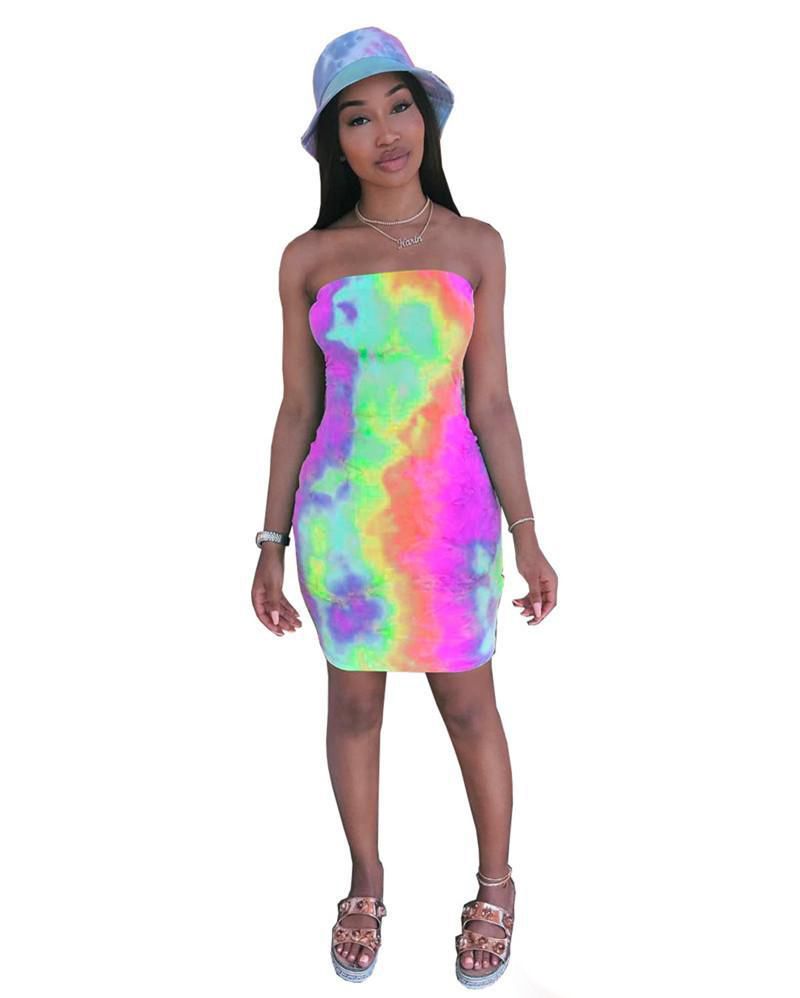 tie dye bodycon