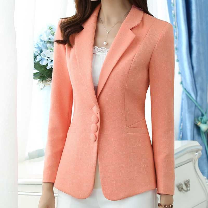Compra Venta Al Por Mayor Primavera Otoño Mujeres Blazers Corto Moda  Femenino Elegante Blazer Oficina Dama Delgada Traje Chaqueta Casual Tops  Más Tamaño CA6706 Barato | Entrega Rápida Y Calidad | Es.Dhgate