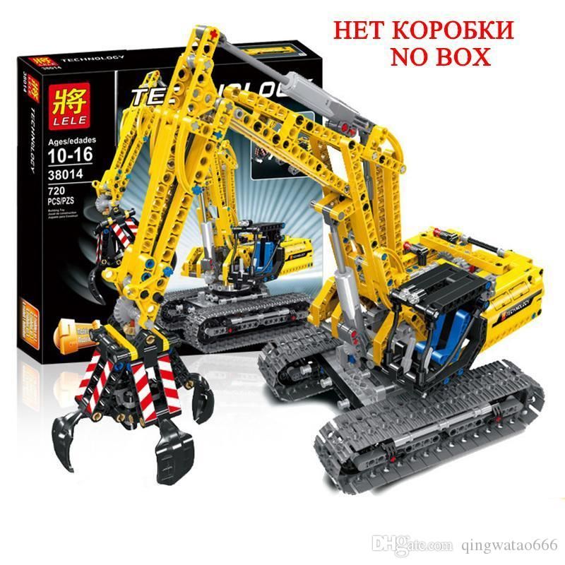 720pcs 2in1 Compatible LegoINGlys Excavator Model Building Blocks Brick 
