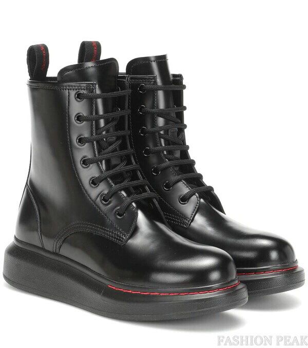 ladies black patent lace up boots