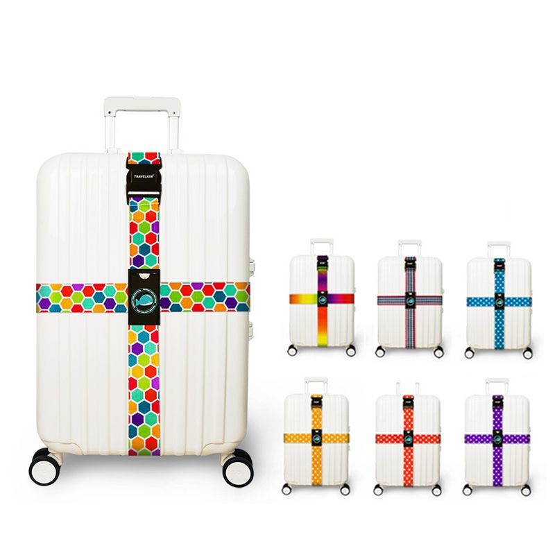 printed luggage straps