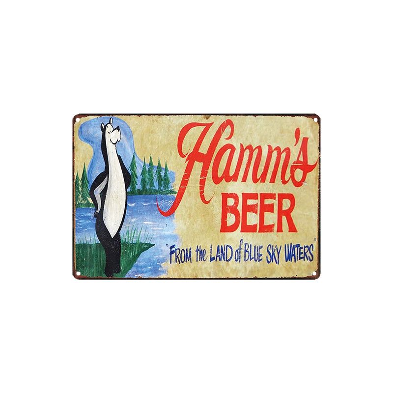 Grosshandel Klassische Vintage Hamms Bier Coois Leichte Budweiser Samuel Adams Bauernhof Frische Eier Verkauf Blechschild Coffee Shop Bar Dekoration Bar Metal Paintings Von Cker 31 41 Auf De Dhgate Com Dhgate
