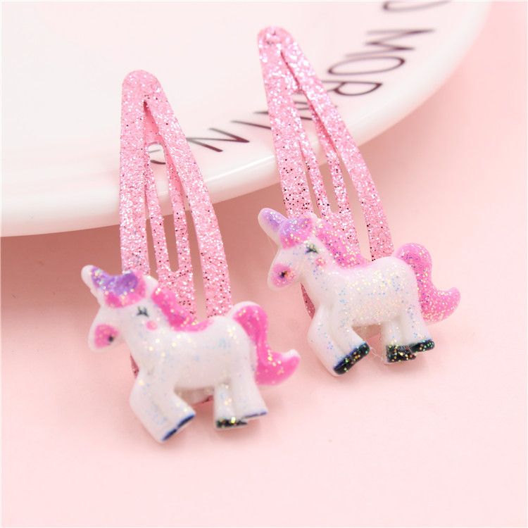 كليب الكرتون بريق يونيكورن الشعر دبابيس الشعر لطيف كليب الحيوان ولي العهد البلاستيك Hairclips Bb للأطفال فتاة Hearwear اكسسوارات للشعر 2021 من Babestore 4 21ر س موبايل Dhgate