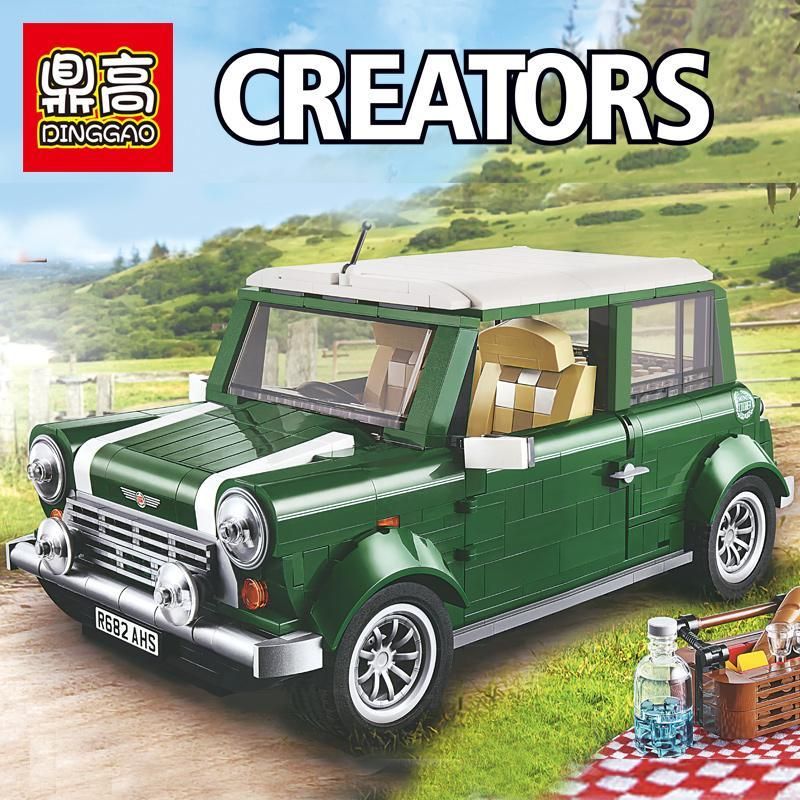 Mini Cooper Pieces Building Block Creator Technic Series Compatible 10242