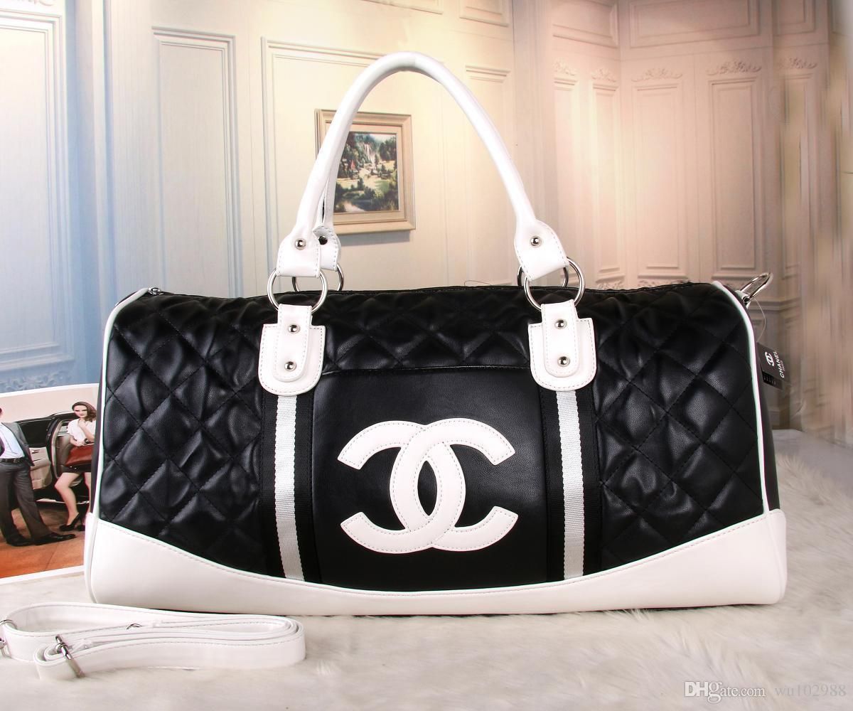 chanel duffle travel bag