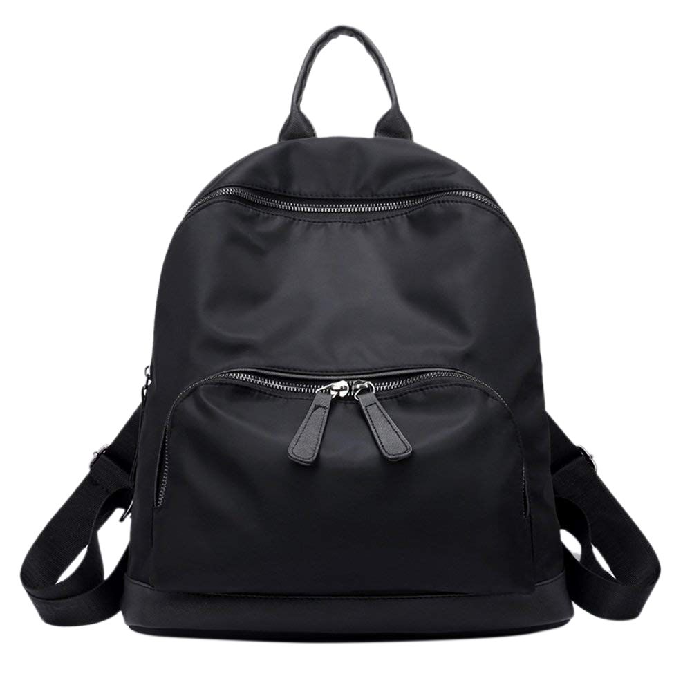 small black backpack women's