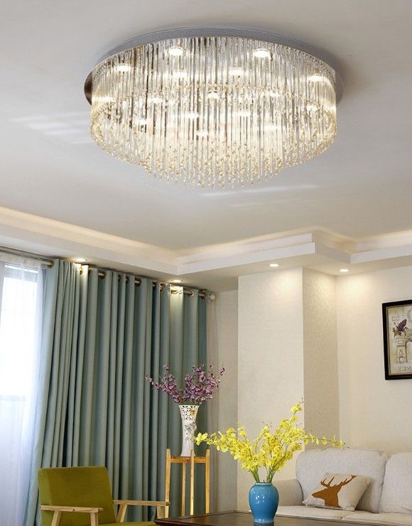 large round ceiling light