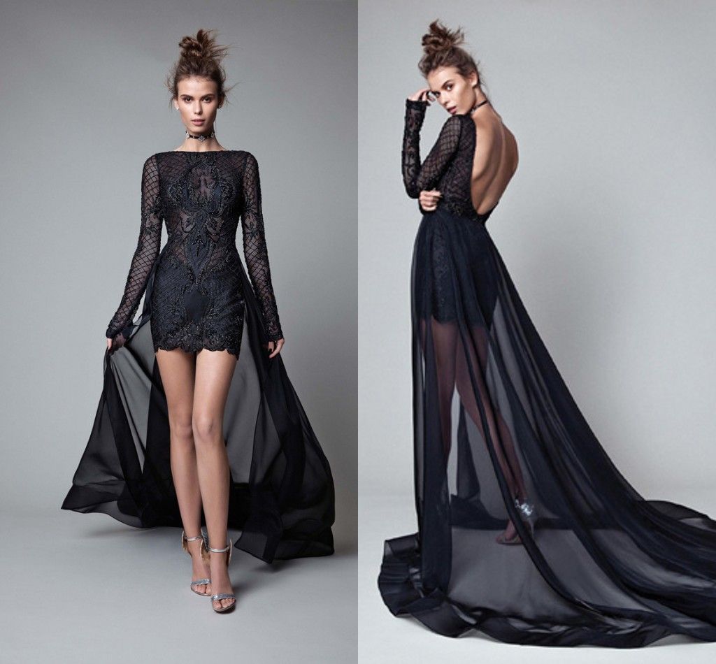 Lace Appliqued Sheath Prom Party Gown 