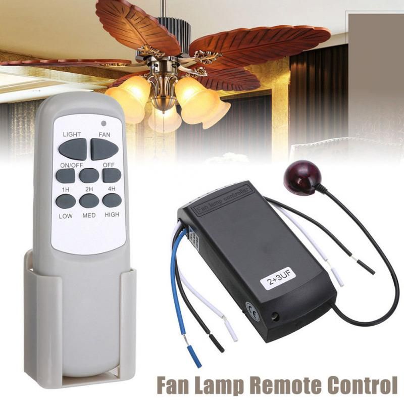 Ventilateur de plafond Lampe Timing Commutateur Télécommande Sans Fil émetteur et récepteur 