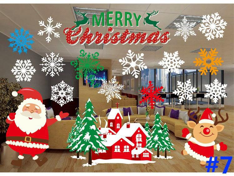 2019 Christmas Self Adhesive Stickers Decorations Clearance Merry