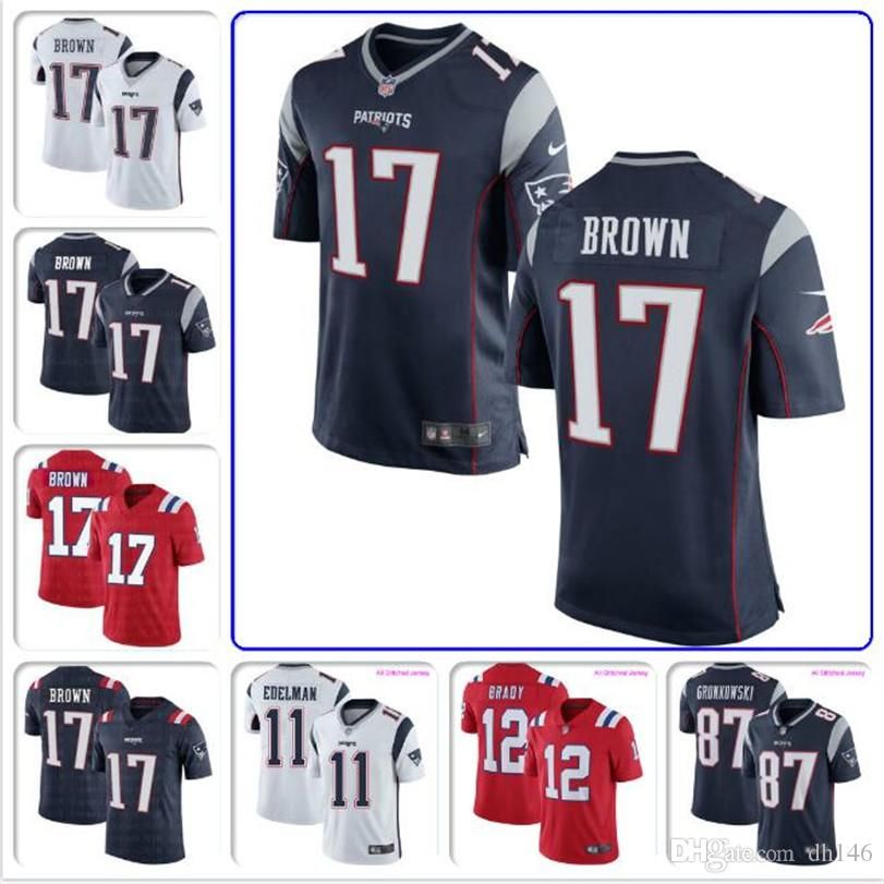 2019 Men S Antonio Brown Patriots Jersey New England Tom Brady Julian Edelman Rob Gronkowski Custom American Football Jerseys Whaun Bentley From Dh251 9 99 Dhgate Com