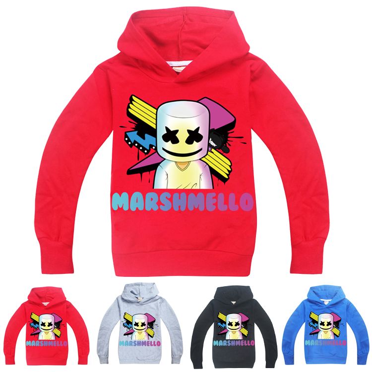 Abrazadera atractivo sentar Máscara de DJ Marshmello Música sudaderas con capucha 4 colores 6-14y ropa para niños Niños Abrazadera atractivo sentar Máscara de DJ Marshmello Música sudaderas con capucha 4 colores 6-14y ropa para niños Niños