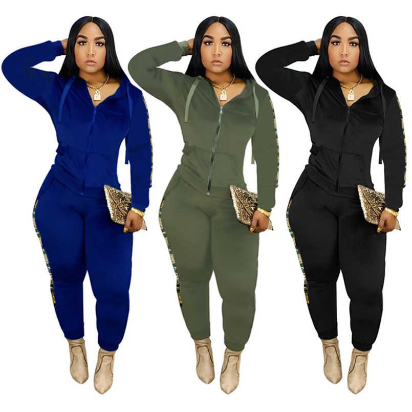 sequin tracksuit plus size