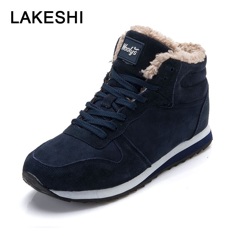 Botas los de Lakeshi 2018 zapatos de Botas de tobillo de piel caliente