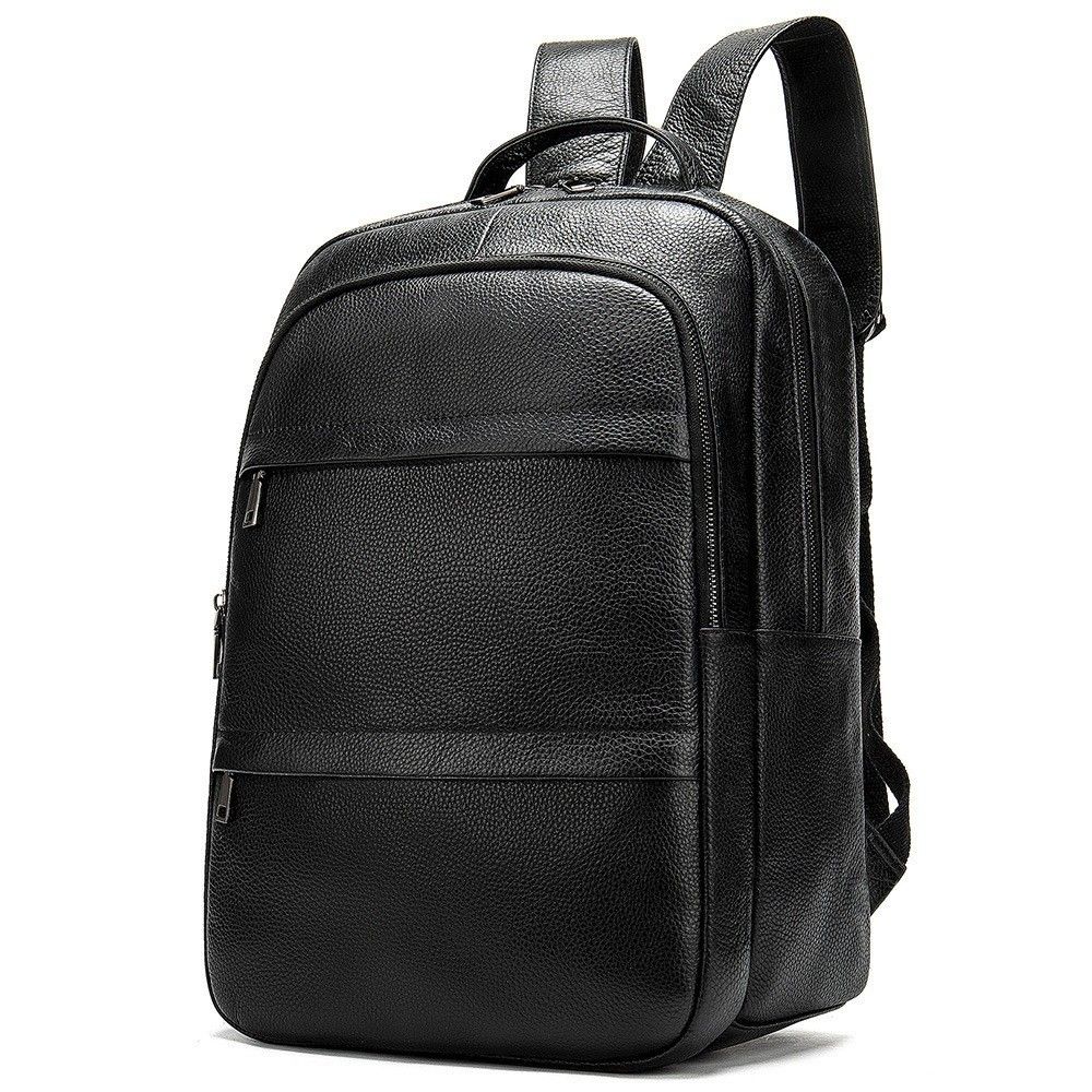 men's professional leather backpack