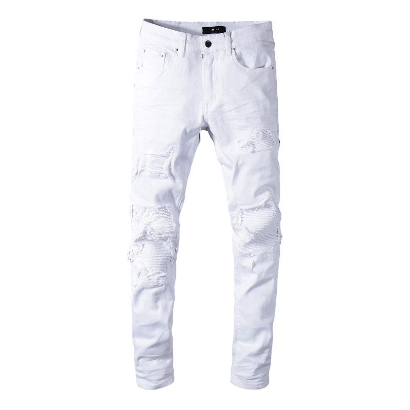 Acquistare Fashion Classic MIRI Allingrosso Pantaloni Bianchi 350 Jeans  Designer Pantaloni Dritti Biker Jeans Scappatoia Skinny Uomo Donna Jeans  Strappati Economico | Consegna Veloce E Qualità | It.Dhgate