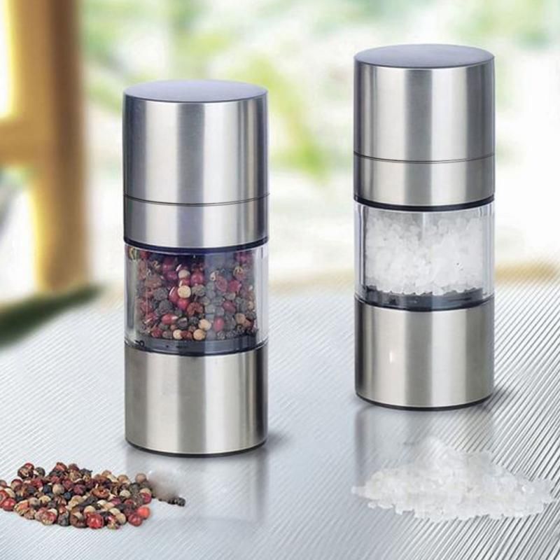 Pepper Mill Manual Stainless Steel Salt Grinder Kitchen Accessories Kitchen Tool Kitchen Utensils Sauce Mill Spice Cute Kitchen Gadgets Designer Kitchen Gadgets From Zqhero 53 07 Dhgate Com