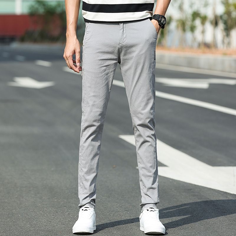 2020 Summer 2020 Men Fashion Business Casual Long Pants Plus Size