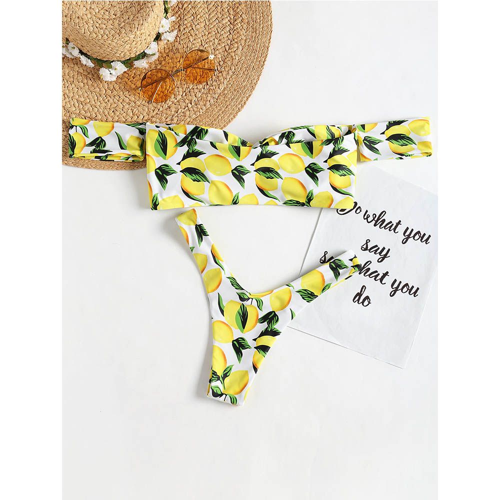 lemon bathing suit