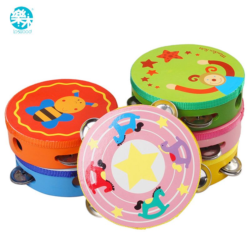 wooden baby drum