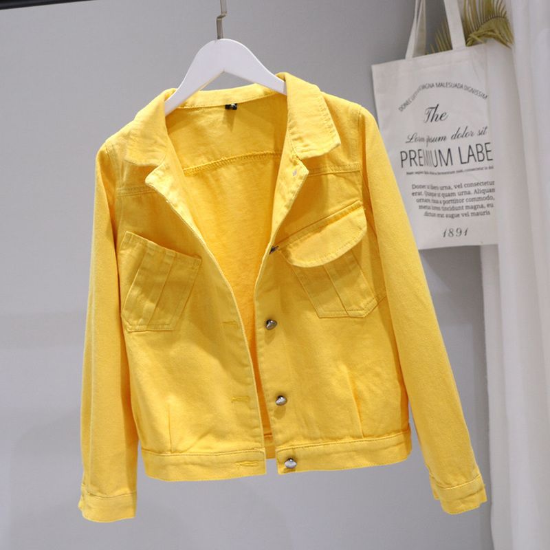 yellow pink jacket