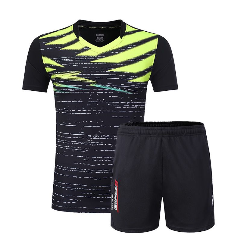 Compra Pantalones Cortos De Bádminton Camiseta De Encargo +, Mujeres De Los  Hombres De Tenis / Sistemas De La Ropa, Mesa De Ping Pong Desgaste Camisa,  Pista De Tenis Traje De La