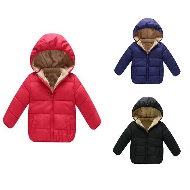 2020 Baby Boys Winter Coats Outerwear Fashion Hooded Parkas Baby